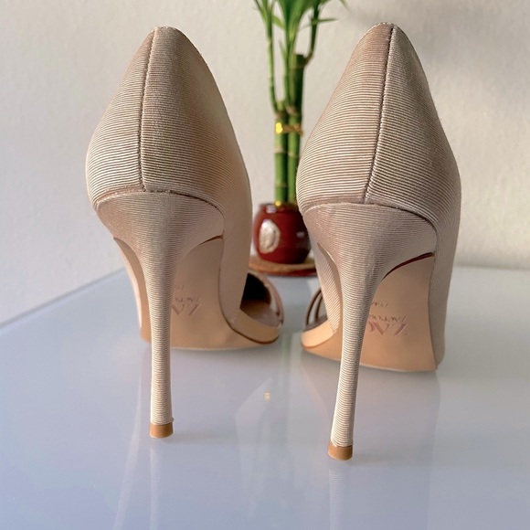 ZAC Zac POSEN “Valerian” Mesh Inset Pumps- Latte - Picture 8 of 14